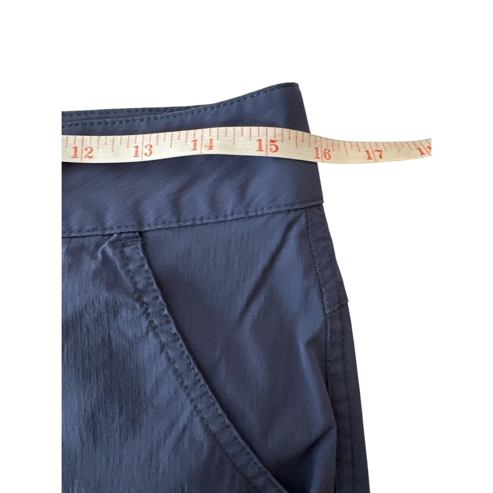 Columbia Cargo Pants Women's Size 8 Navy Blue Outdoor Hiking Stretch Capri Camp - Picture 5 of 9